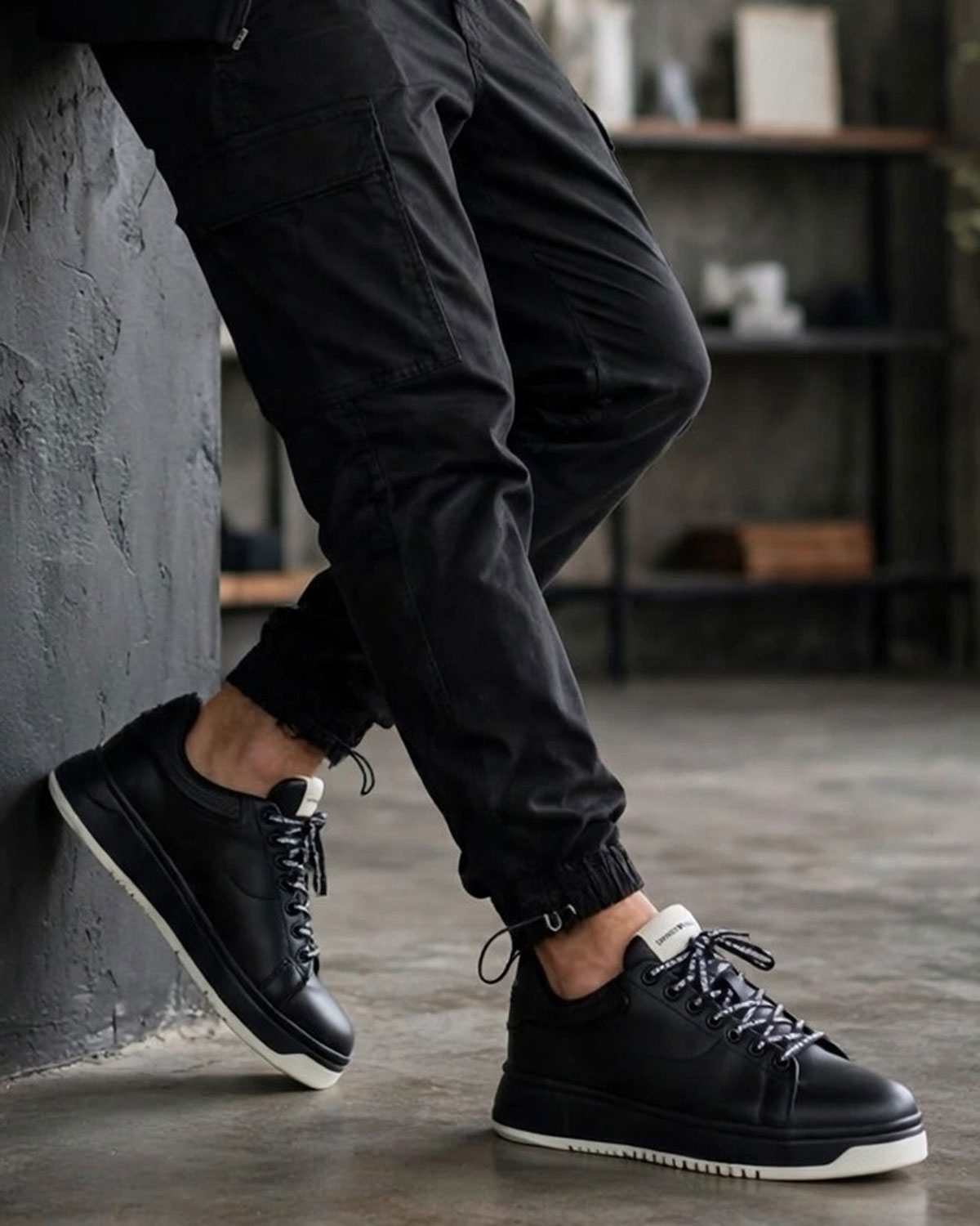 EA7 Emporio Armani Black Sneaker