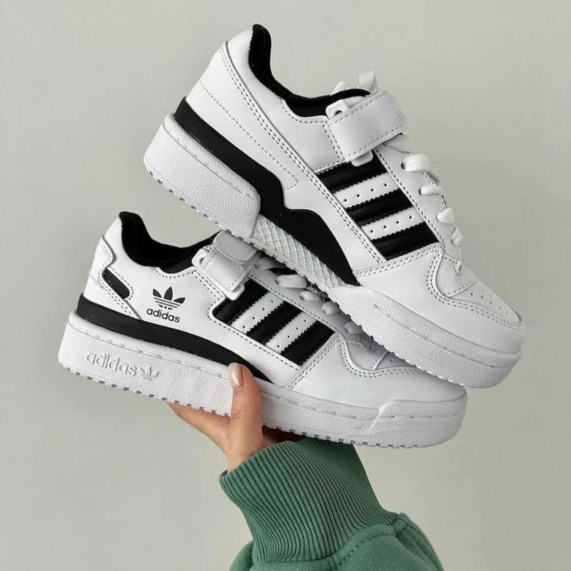 Adidas Forum White Black